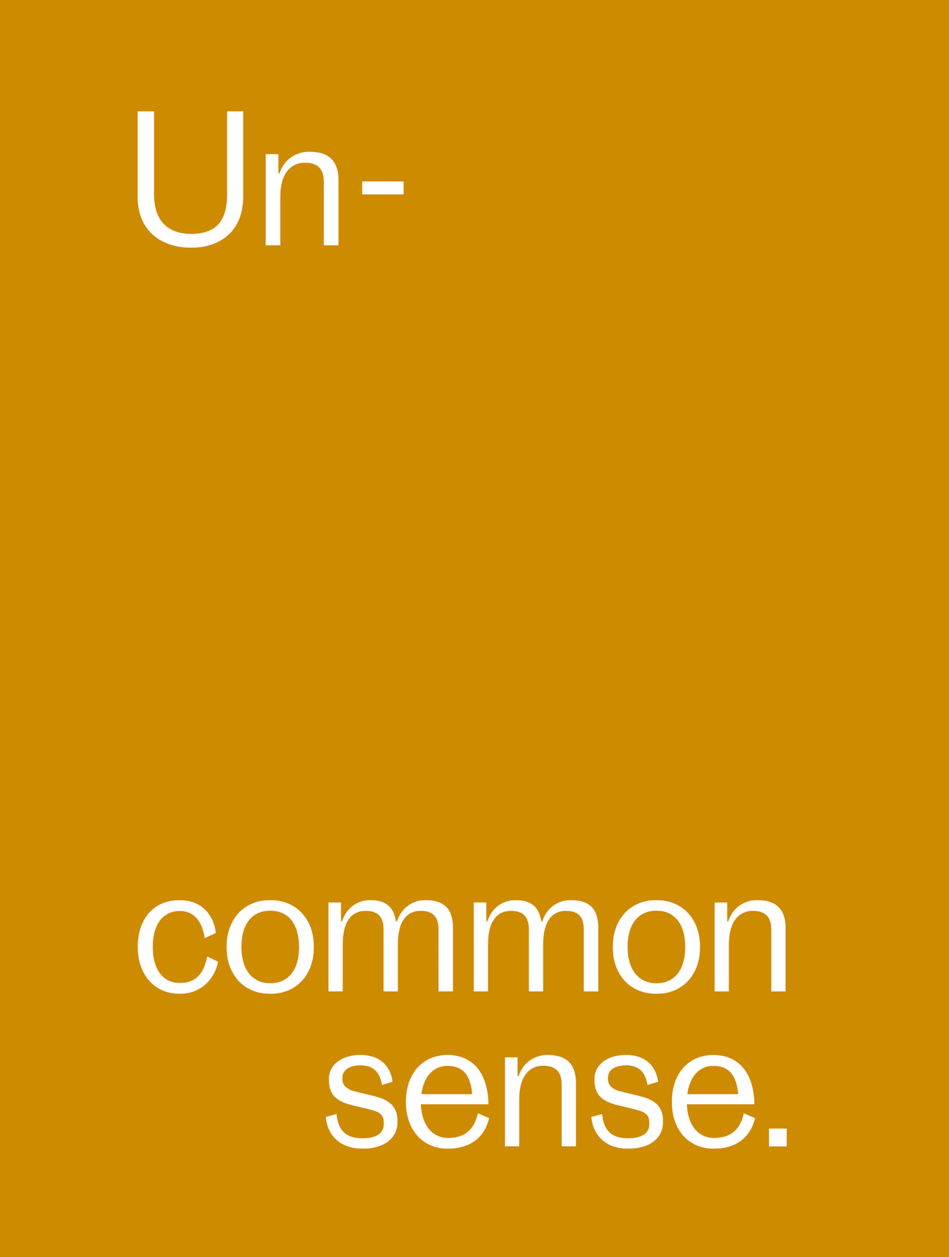 The Spectacle 07: Uncommon Sense
