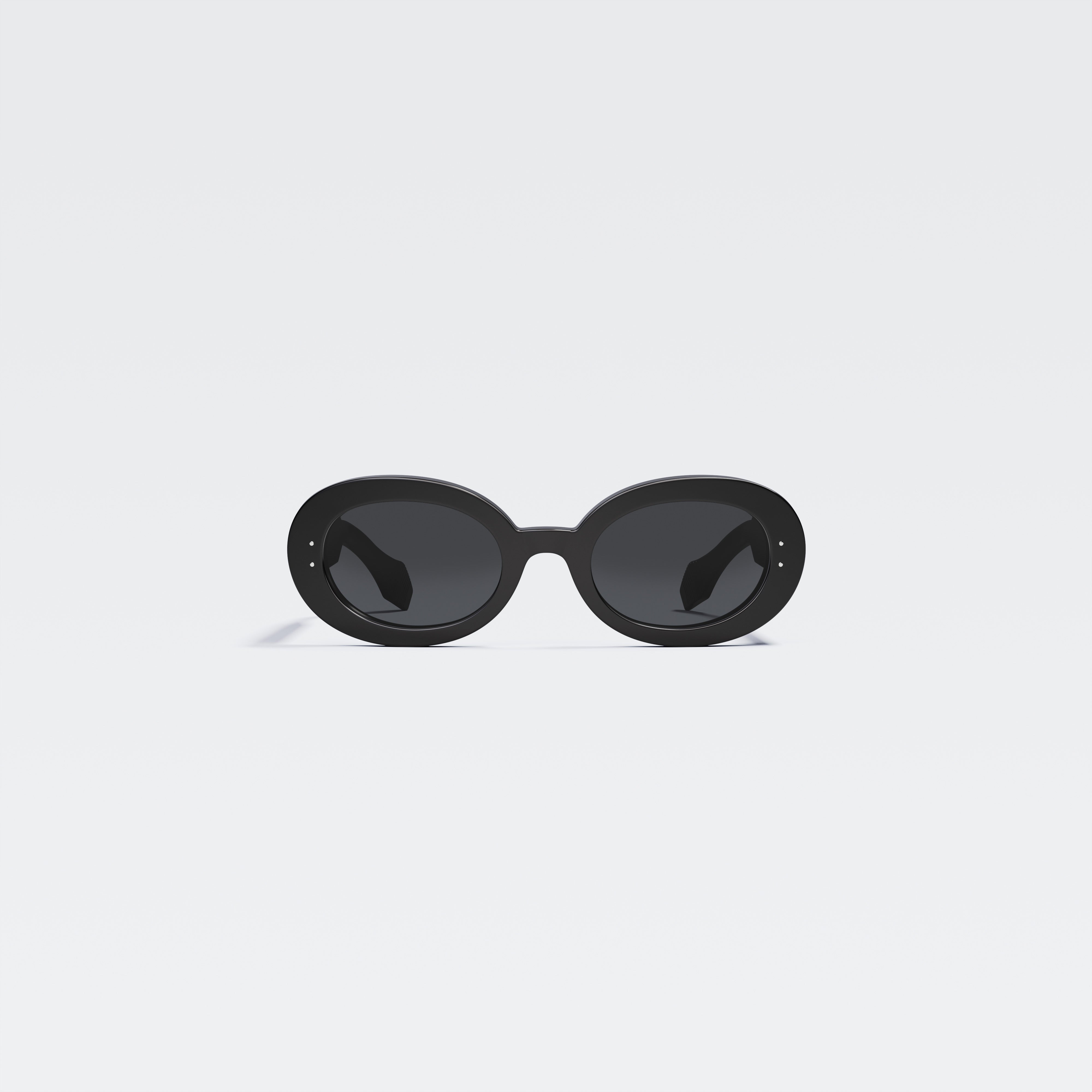 Goldington: Bold oval sunglasses | Cubitts