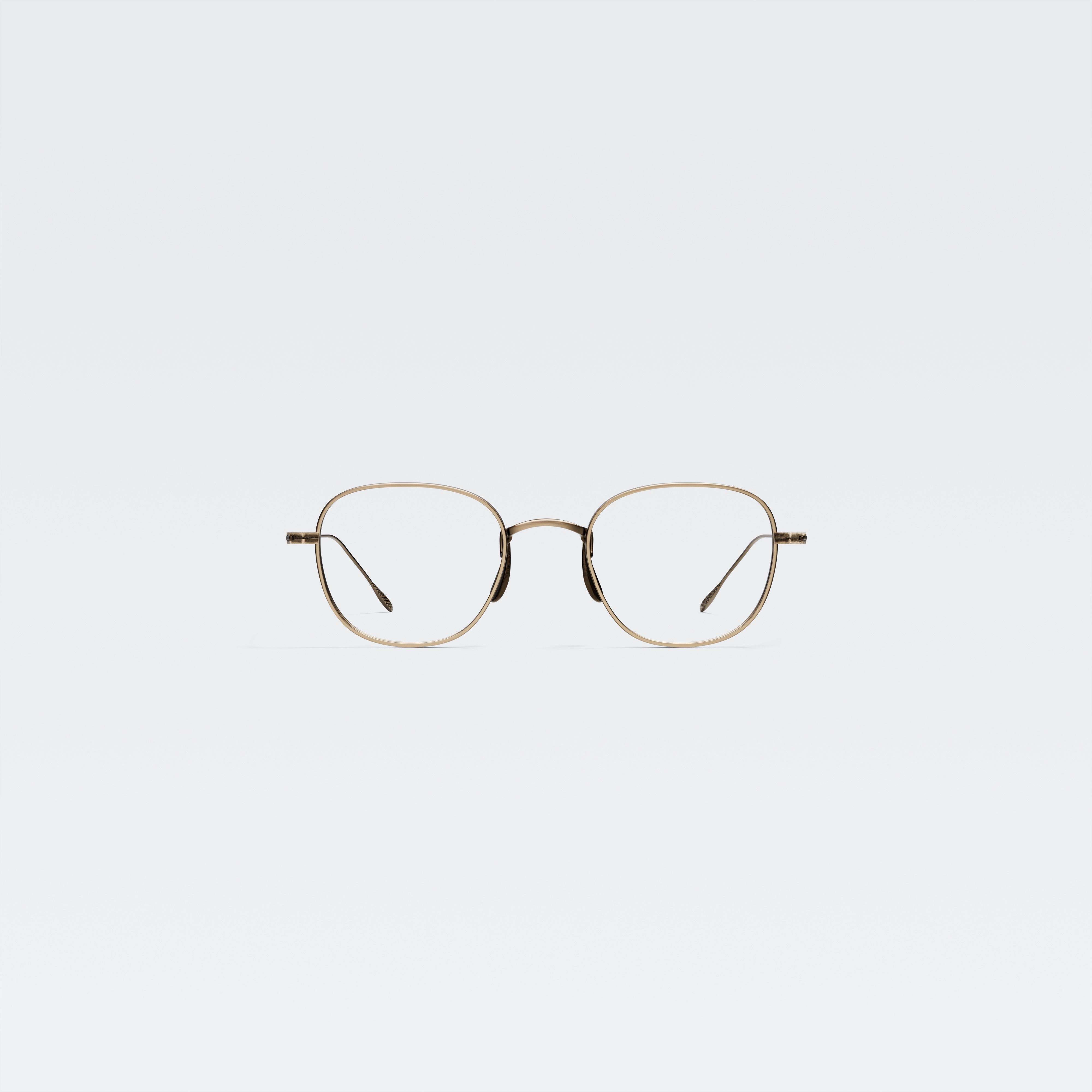 Turnbull: Square titanium glasses | Cubitts
