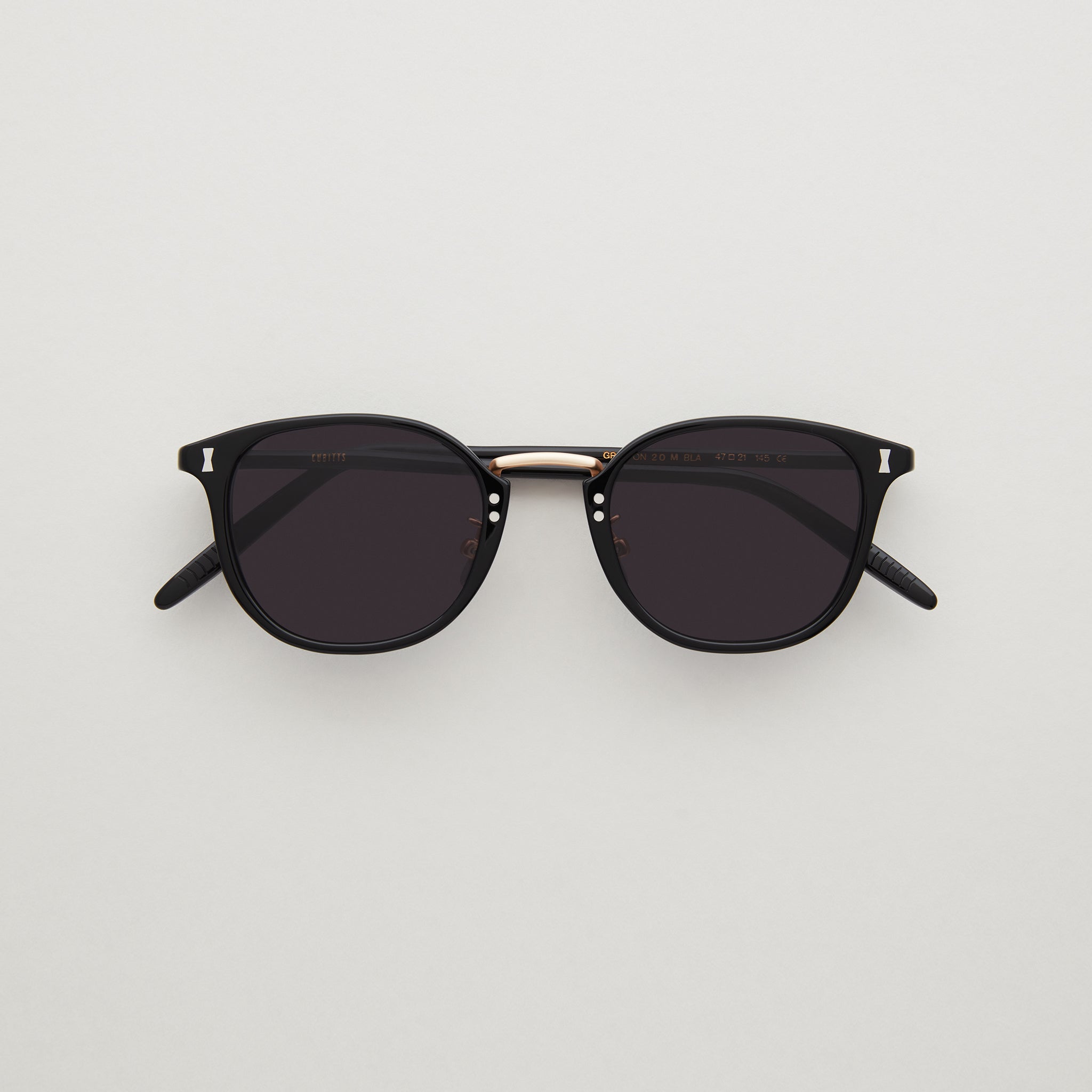 Grafton: Square acetate and metal sunglasses | Cubitts