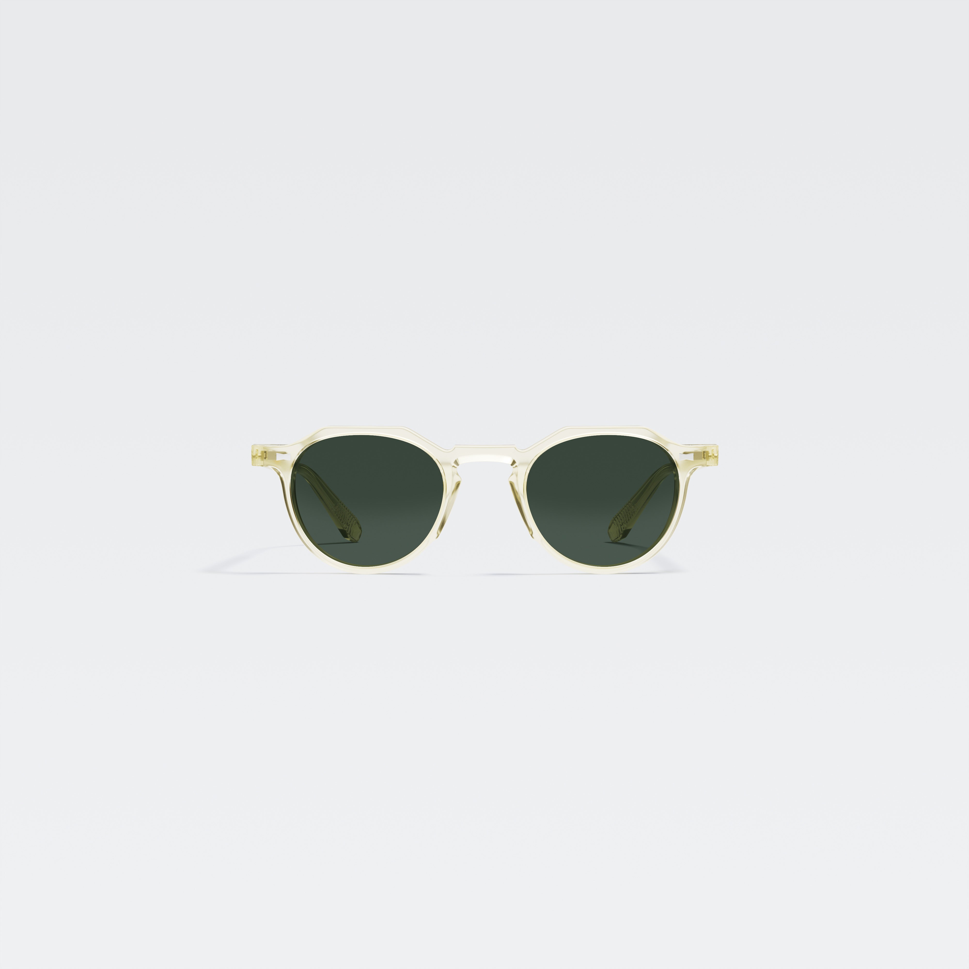 【CUBITTS】Cartwright ロゴ 丸眼鏡 Cartwright: Flat-top 40s style round acetate sunglasses