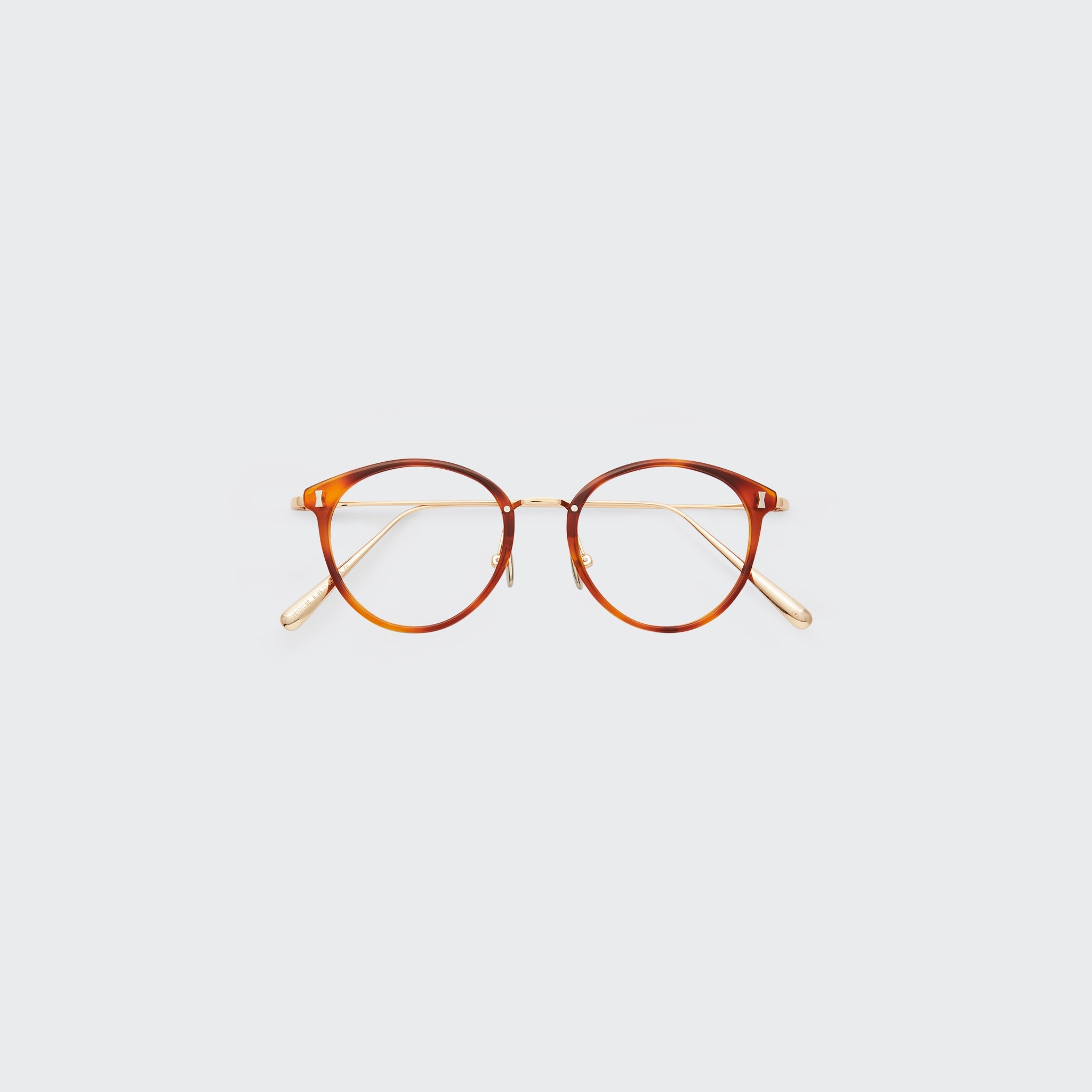 Keystone: Round Acetate Frame with Metal Arms | Cubitts