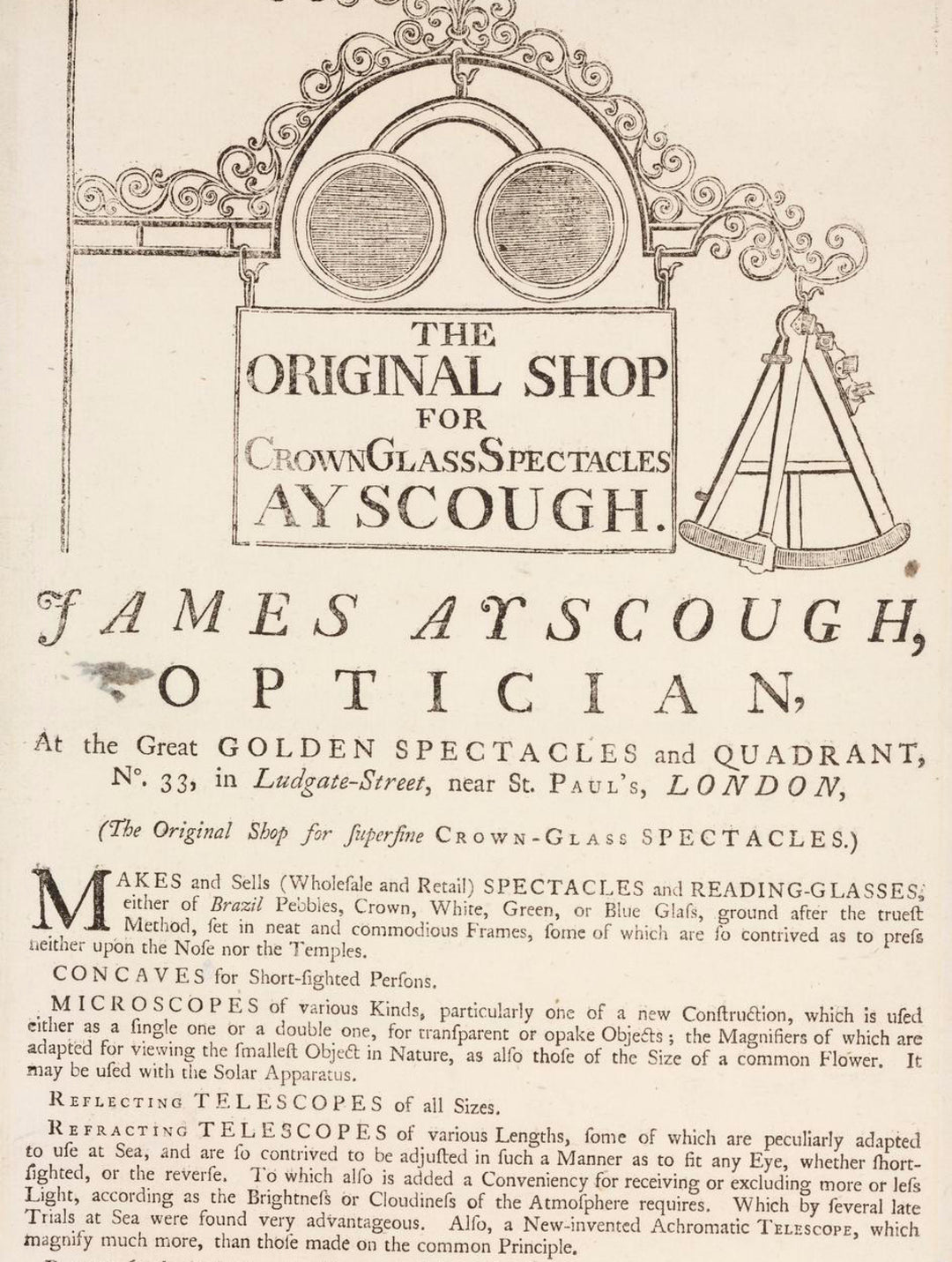 London and a history of spectacle making – Cubitts