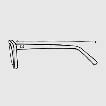 Chenies: Rectangular aviator glasses with double bridge | Cubitts