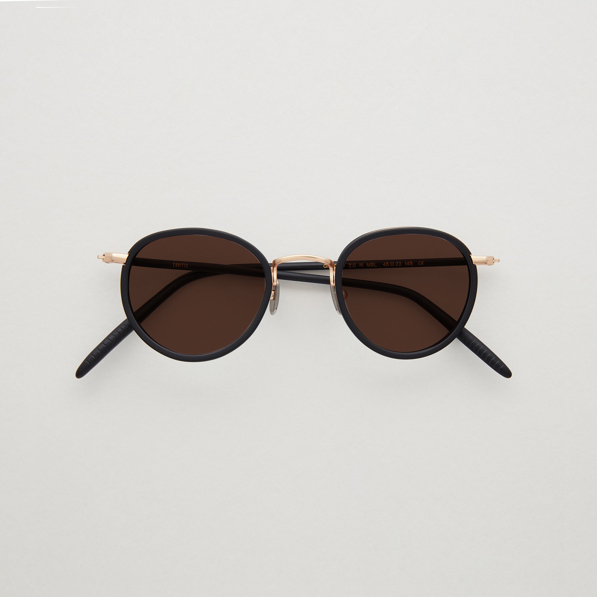 Small Round Sunglasses in Tortoise - The Ben Silver Collection