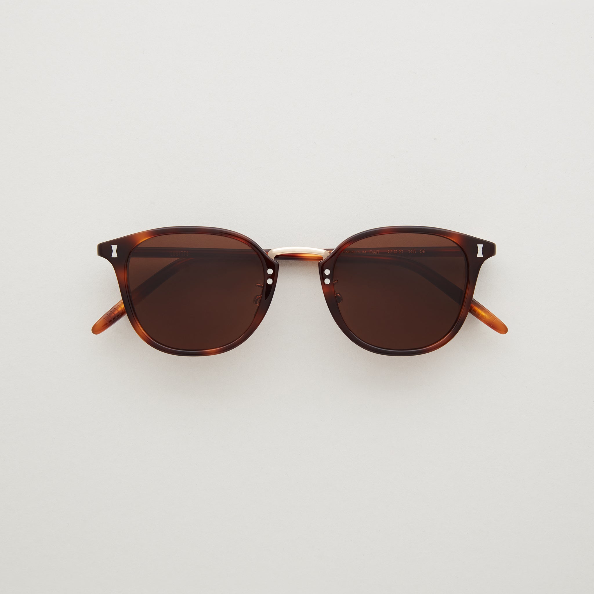 Grafton: Square acetate and metal sunglasses | Cubitts