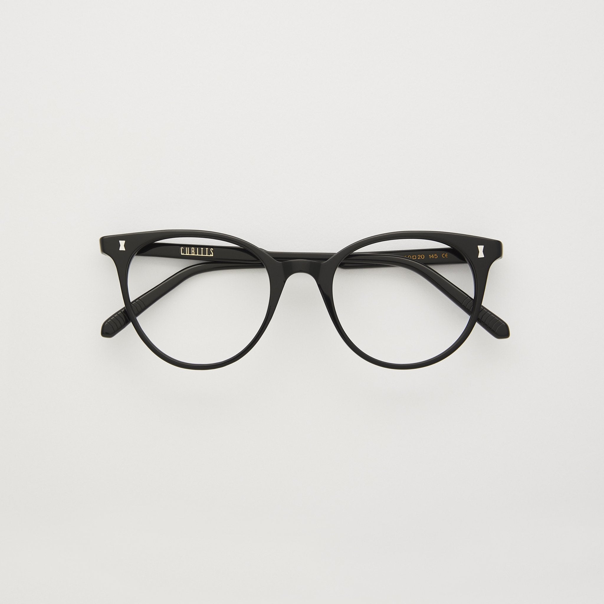 Rosebery: Upswept round panto acetate glasses | Cubitts